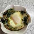 omidumama's cooksnap of when they made ほうれん草の炒め卵のせ♡.