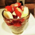 ダッフィーニーうに's cooksnap of when they made 皆大好き～いちご練乳よーぐると☆.