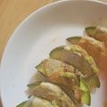 もつ煮みつき's cooksnap of when they made アボカドの海苔肉巻き〜わさび醤油〜.