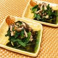 なつき☆ミ's cooksnap of when they made 簡単♩小松菜としめじの梅塩昆布和え.
