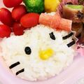 ♪USAGI♪'s cooksnap of when they made キャラ弁 簡単キティーチャン.