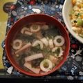 ☆hikonyan☆'s cooksnap of when they made 今度は！カニかま★みそ汁！.