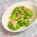 ゆづキッチン's cooksnap of when they made ブロッコリーとメンマのゴマ油炒め.
