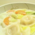 イエローバード's cooksnap of when they made 水餃子と白菜の中華クリーム煮.
