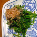 ツンドラ's cooksnap of when they made 簡単☆ほうれん草のわさび醤油和え.