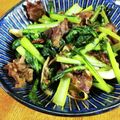 低カロ探検隊's cooksnap of when they made 【時短10分】牛肉と小松菜のピリ辛炒め.