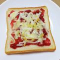 ＊なぁ＊'s cooksnap of when they made キ・モ・チ♡　チーズケーキ味のトースト.