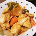 そらてんママ's cooksnap of when they made 簡単！鶏胸肉の甘酢ケチャップ炒め.