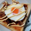 ❀のんたん❀'s cooksnap of when they made 豚玉マヨトースト☆.