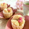 クックkana♡'s cooksnap of when they made 米粉の蒸しパン／さくらパウダー.
