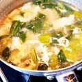 クックWES1P8☆'s cooksnap of when they made チンゲン菜とふわふわ卵の中華スープ.