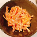 コエマクぶーちゃん's cooksnap of when they made 砂糖不使用・人参のゴマおかかマヨ和え.
