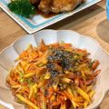 mikko6's cooksnap of when they made 三色野菜de洋風きんぴら☆.