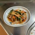 のえもゆ's cooksnap of when they made 豚肉ともやしの韓国風サラダ.