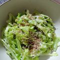 oliveco's cooksnap of when they made 春キャベツの塩昆布とクリームチーズ和え.