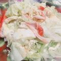 みっくママ's cooksnap of when they made レタス卵カニカマのカレー風味サラダ♡.