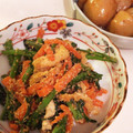 もうそうきあらん's cooksnap of when they made レンジで簡単和総菜◎春菊と人参のごま和え.
