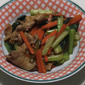 オリオバナ's cooksnap of when they made 簡単！豚バラ小松菜の黒酢炒め.