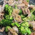 くぅちょこらんたん's cooksnap of when they made ブロッコリーと豚肉のソースマヨ炒め✨.