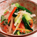 気まぐれ♡雨おんな's cooksnap of when they made つくりおきにも！小松菜と大根の生姜和え.