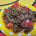 ゆみっち先生's cooksnap of when they made 10分で完成✽牛肉とトマトのピリ辛炒め✽.