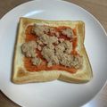 亜久里's cooksnap of when they made おいしいよ〜☆うちのツナトースト☆.