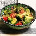 nana_tenjo's cooksnap of when they made トマトとブロッコリーのおかか和え.