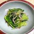モミ太くん's cooksnap of when they made チンゲン菜とちりめんじゃこの炒め物.