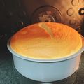 みみちゃんとてんくん's cooksnap of when they made しっとり♪柔らか！☆スフレチーズケーキ☆.