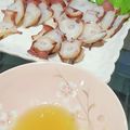rha♡nana's cooksnap of when they made ♪　～タコの刺身で生レバー風～　♪ゴマ油.