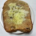クックchitann's cooksnap of when they made ピーナツバターにトッピング♪トースト.