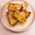 ❁Abake❁'s cooksnap of when they made 濃厚フレンチトースト.