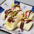 キンプリ's cooksnap of when they made チョコバナナ(◍•ᴗ•◍).
