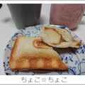ちょこ☆ちょこ's cooksnap of when they made リンゴとクリームチーズのホットサンド☆.