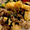 MULA's cooksnap of when they made 半熟卵を乗せて♪ほうれん草の豚ミンチ炒め.