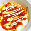 びすp's cooksnap of when they made レンジ◎簡単◎オートミールでオムライス.