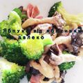 ひトみ's cooksnap of when they made ブロッコリー&ベーコン&茸のサラダ✨.