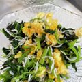 ladygawa's cooksnap of when they made ほうれん草 しらす干しの和え物.