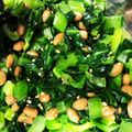 milsalud's cooksnap of when they made 小松菜･納豆和え☆おつまみ☆.