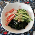 ☆hikonyan☆'s cooksnap of when they made ＊簡単＊かにかまと胡瓜の酢の物＊.
