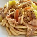 bonj's cooksnap of when they made 竹松カレーうどんカルボナーラ　カレー南蛮.