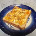 龍青空ママ's cooksnap of when they made かぼちゃサラダＯＮトースト.