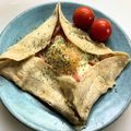 伸縮ラッパ's cooksnap of when they made 生地に卵なし！そば粉100%のガレット　.