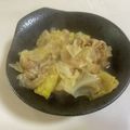 papikun's cooksnap of when they made 春キャベツと油揚げのたいたん.