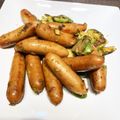 りりぱっとりん's cooksnap of when they made ★簡単★アボカドとウィンナーの炒め物.