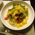 ごくごっくん's cooksnap of when they made トマトとパプリカの夏の彩♡冷製パスタ♡.
