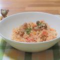 ももいろさくら's cooksnap of when they made 炊飯器で炊くだけ！トマト缶でチキンライス.