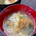 ☆あいちゃん's cooksnap of when they made 秋しめじワカメ卵まるごと味噌汁.