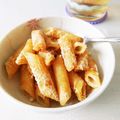 ぱふ♪'s cooksnap of when they made 余ったパスタ★《給食のきな粉マカロニ風》.