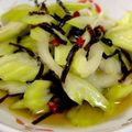 よしよしのキッチン☆'s cooksnap of when they made セロリと塩こんぶの浅漬けψ.